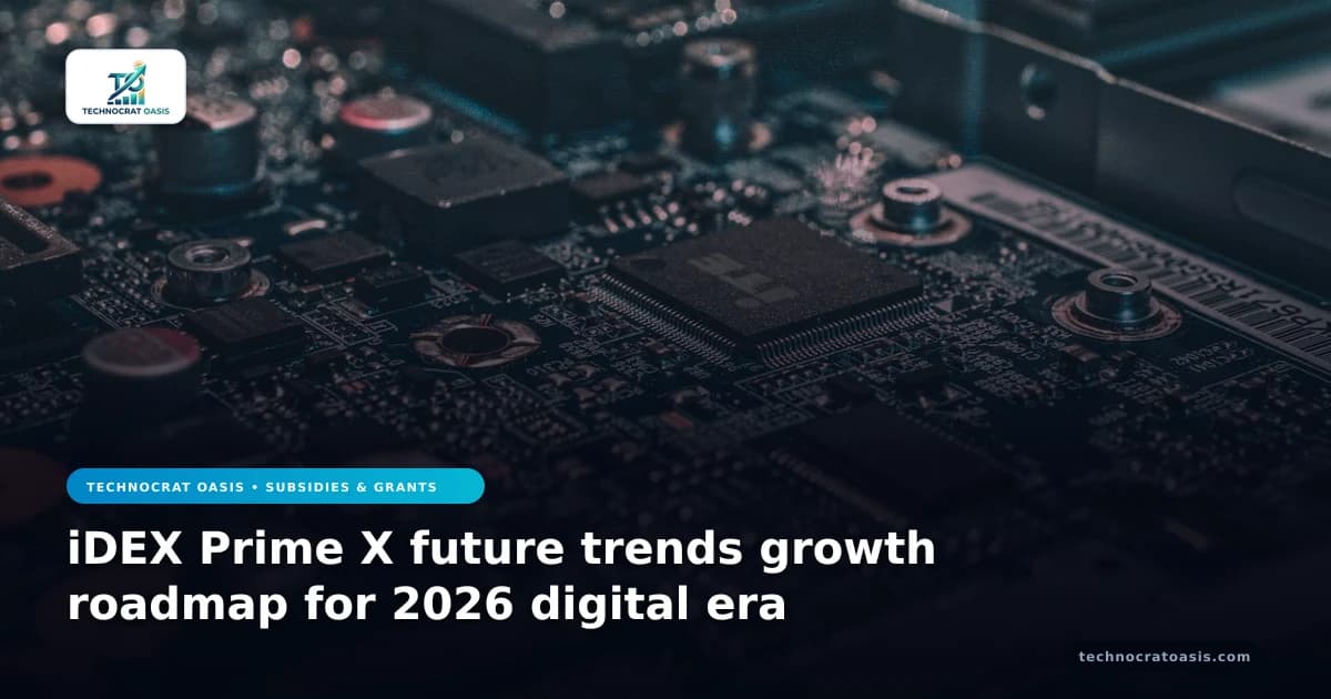 iDEX Prime X future trends growth roadmap for 2026 digital era