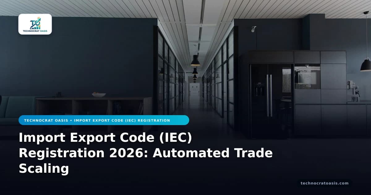 Import Export Code (IEC) Registration 2026: Automated Trade Scaling