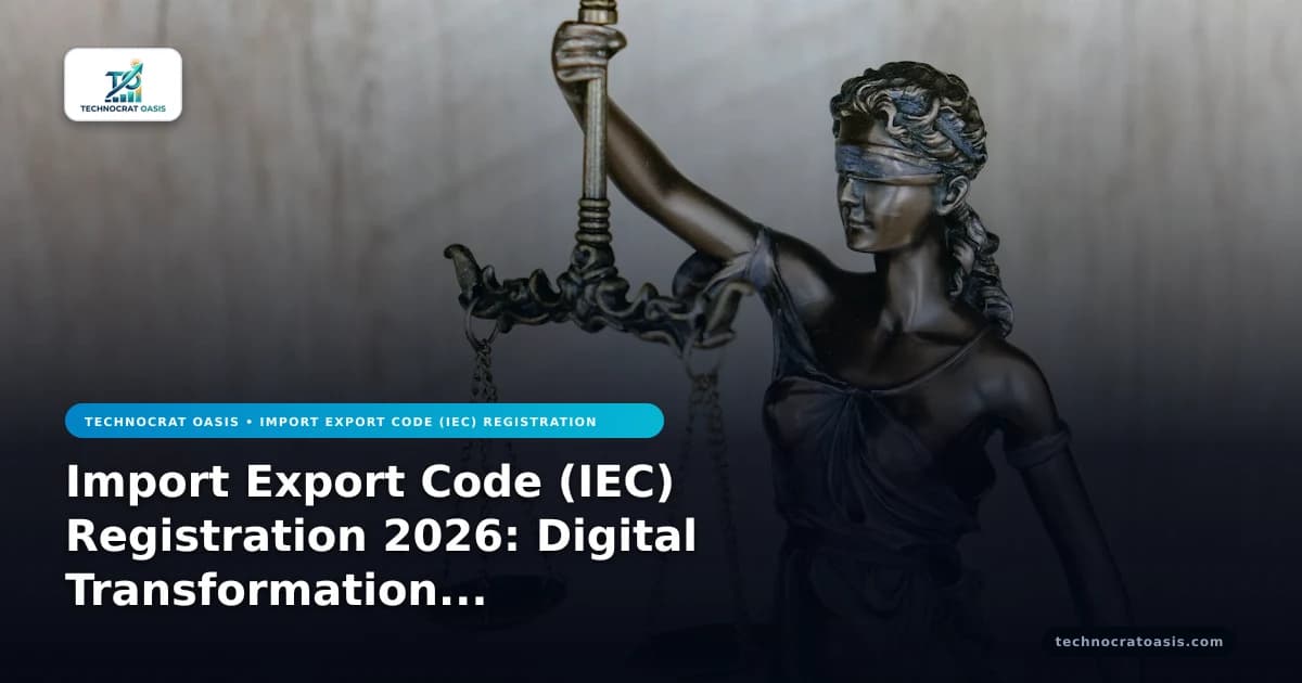 Import Export Code (IEC) Registration 2026: Digital Transformation & Growth Strategies