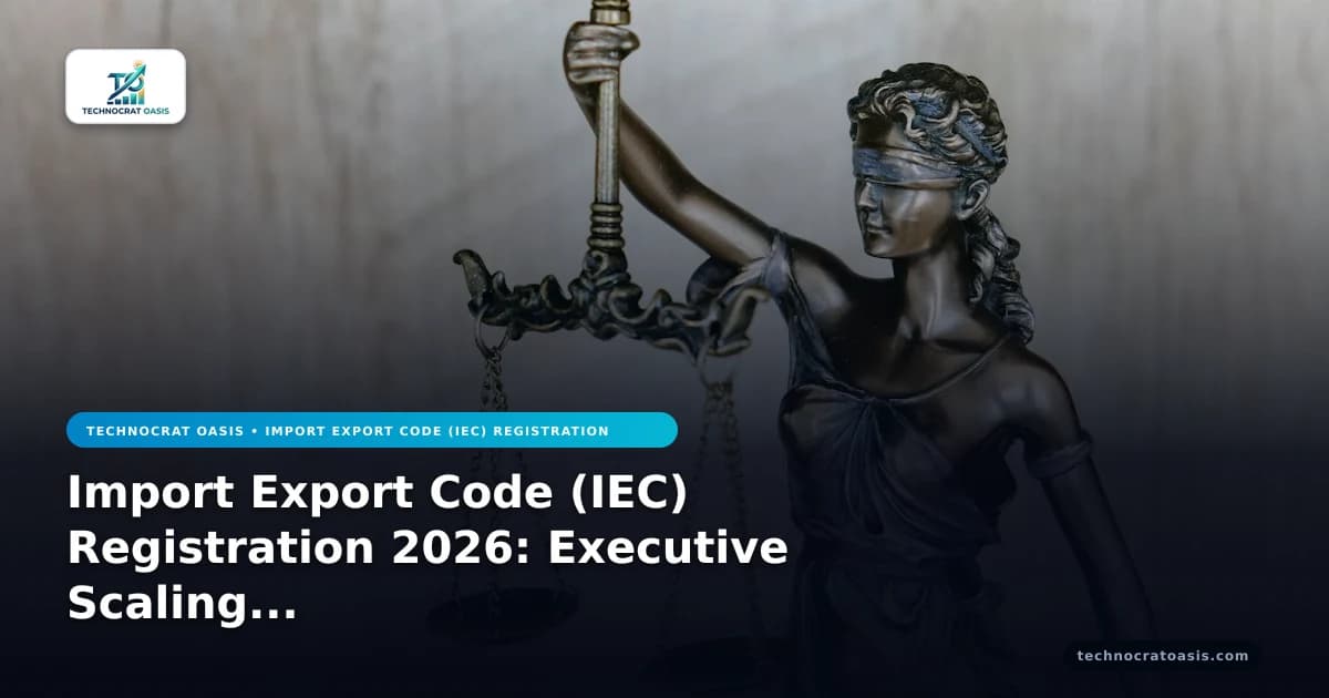 Import Export Code (IEC) Registration 2026: Executive Scaling Playbook