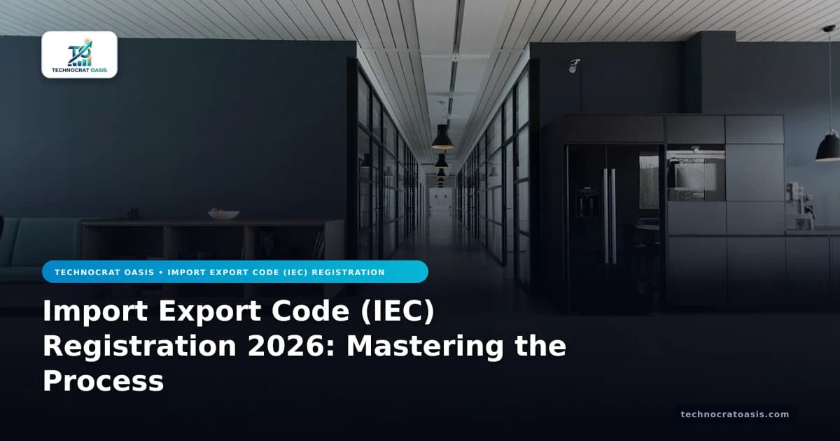 Import Export Code (IEC) Registration 2026: Mastering the Process