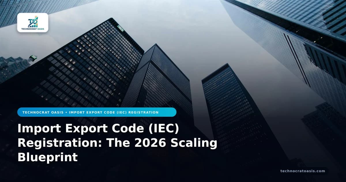 Import Export Code (IEC) Registration: The 2026 Scaling Blueprint