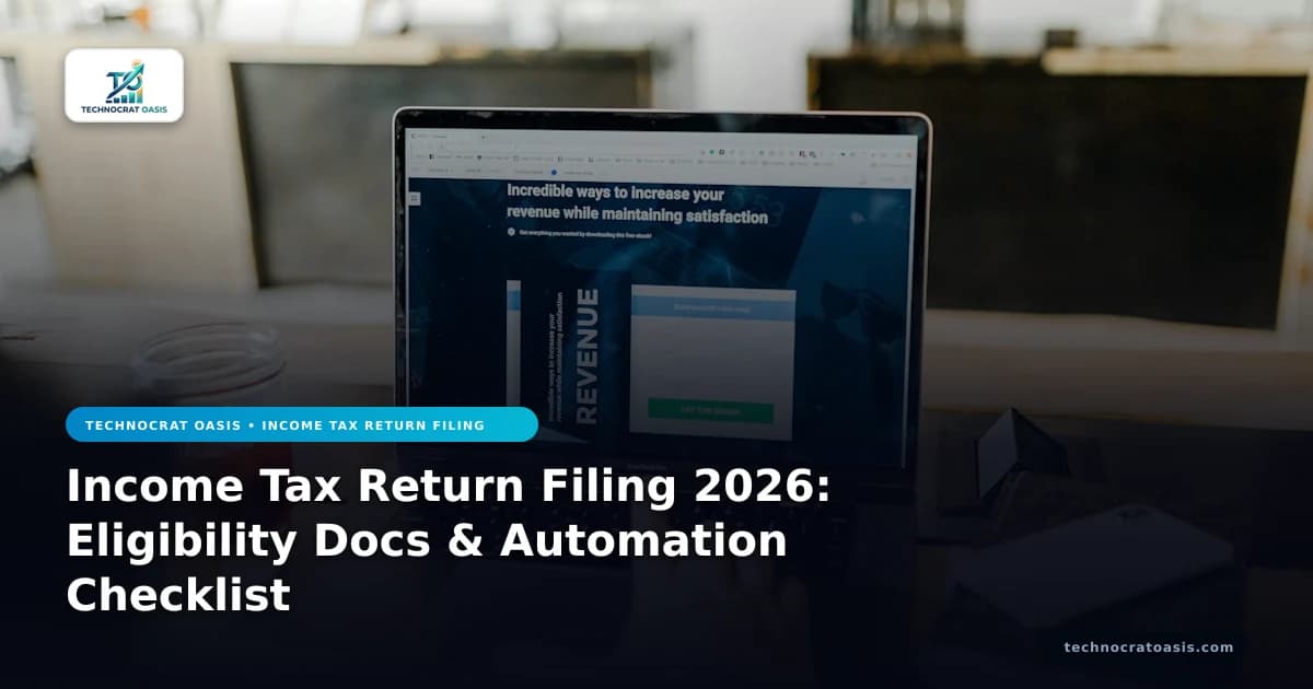 Income Tax Return Filing 2026: Eligibility Docs & Automation Checklist