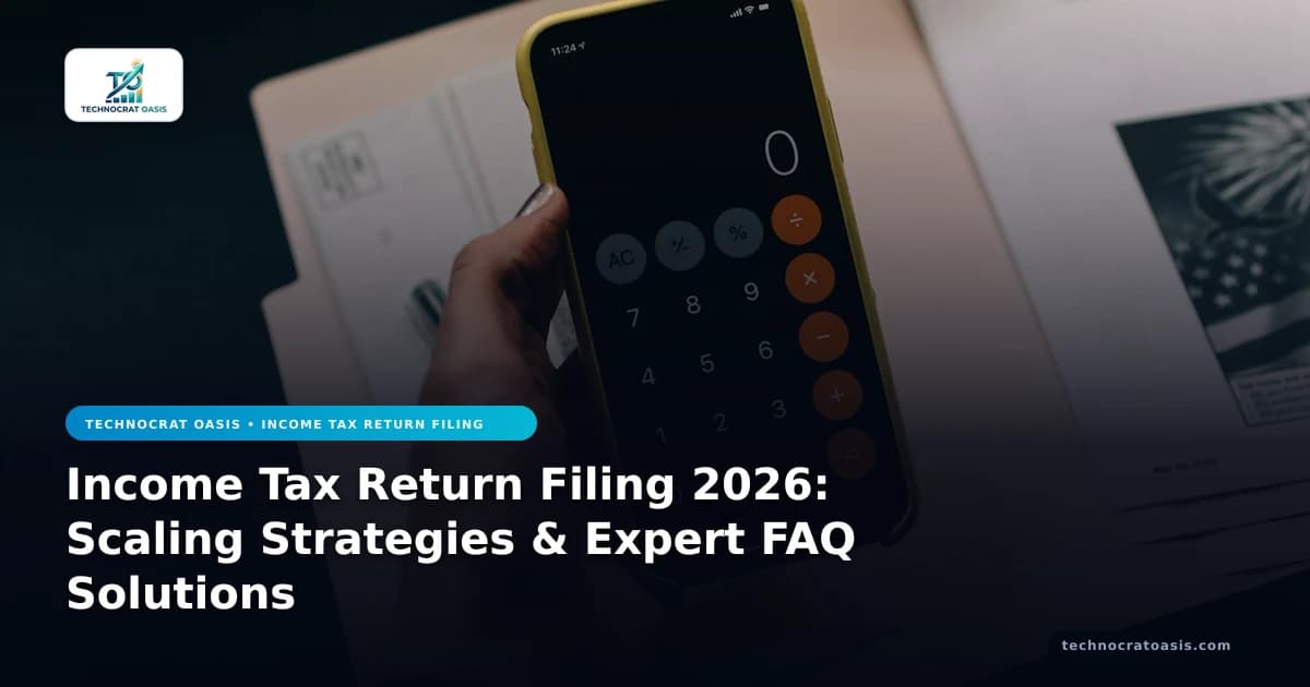 Income Tax Return Filing 2026: Scaling Strategies & Expert FAQ Solutions
