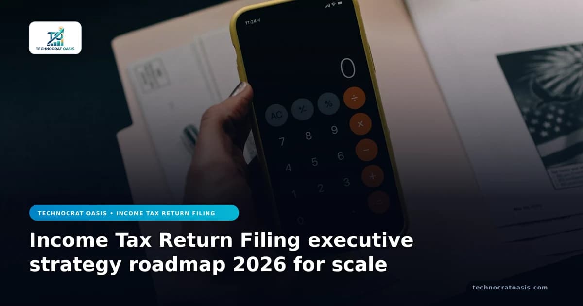 Income Tax Return Filing executive strategy roadmap 2026 for scale