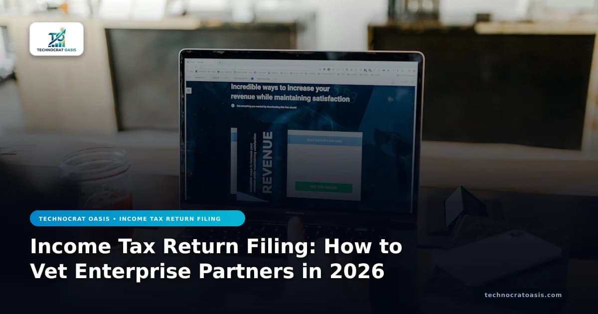 Income Tax Return Filing: How to Vet Enterprise Partners in 2026
