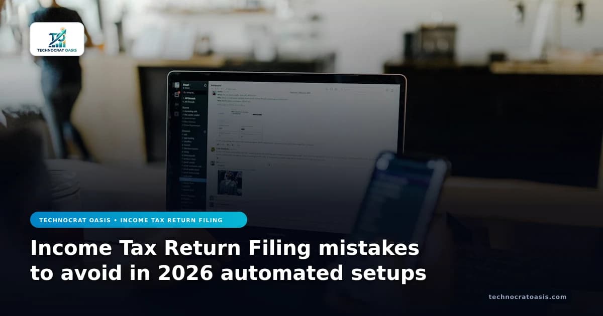 Income Tax Return Filing mistakes to avoid in 2026 automated setups