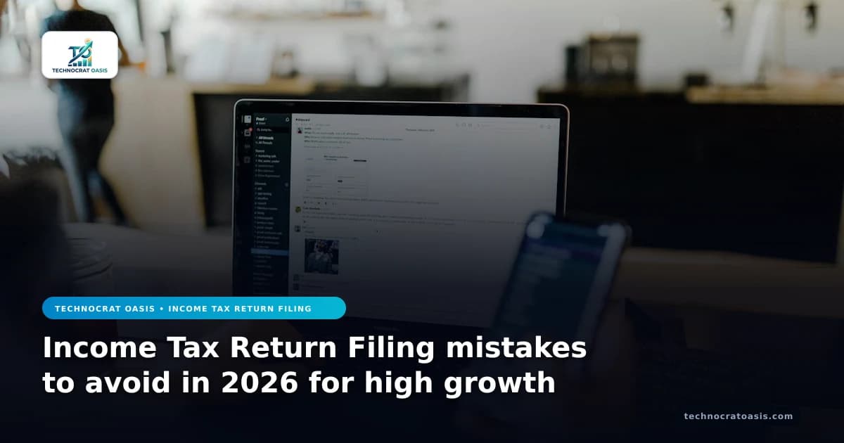 Income Tax Return Filing mistakes to avoid in 2026 for high growth