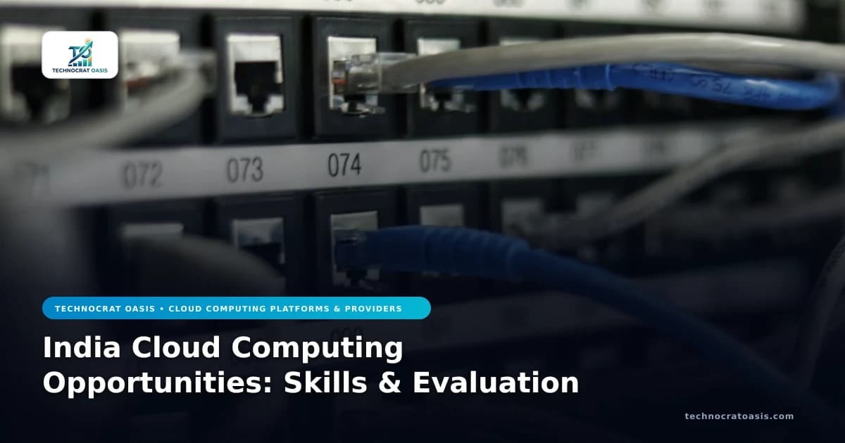 India Cloud Computing Opportunities: Skills & Evaluation