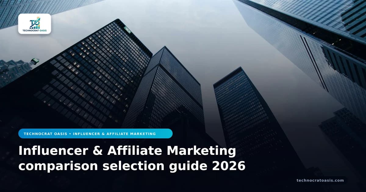 Influencer & Affiliate Marketing comparison selection guide 2026