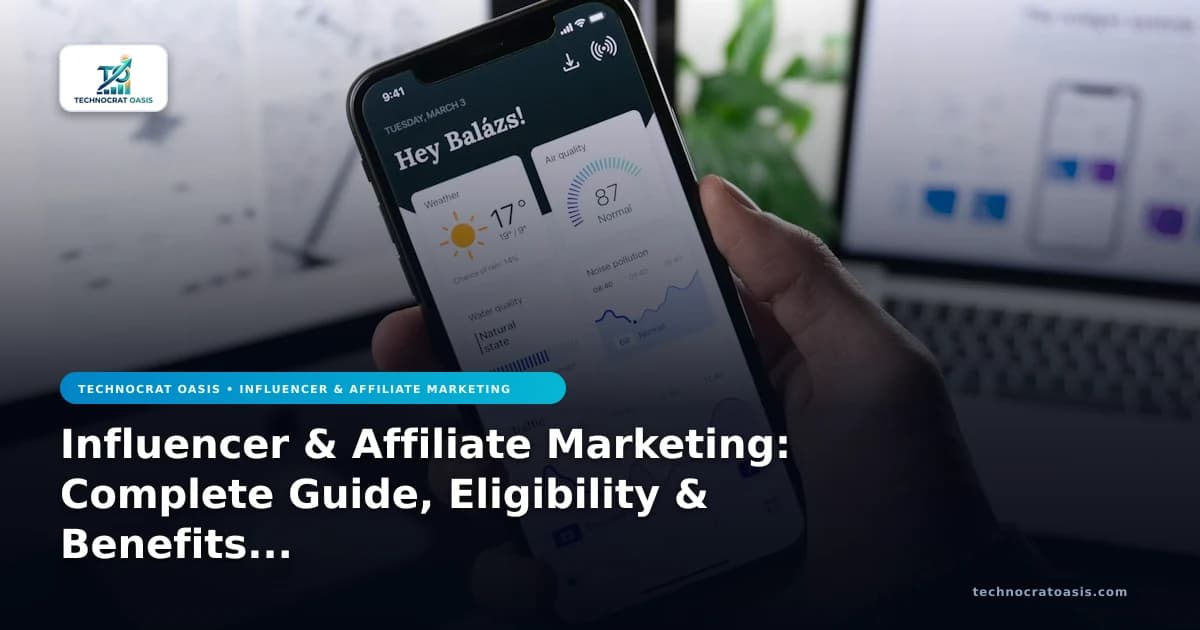 Influencer & Affiliate Marketing: Complete Guide, Eligibility & Benefits (2026)