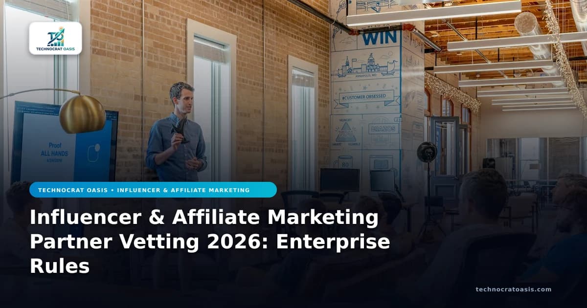Influencer & Affiliate Marketing Partner Vetting 2026: Enterprise Rules