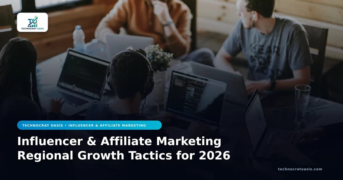 Influencer & Affiliate Marketing Regional Growth Tactics for 2026