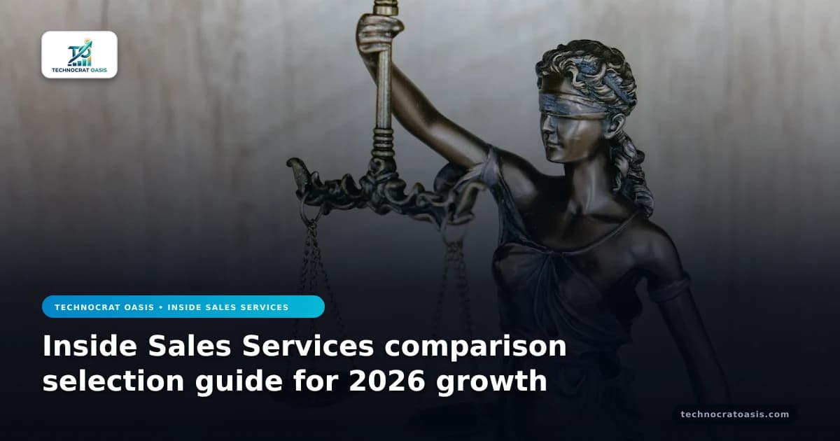 Inside Sales Services comparison selection guide for 2026 growth