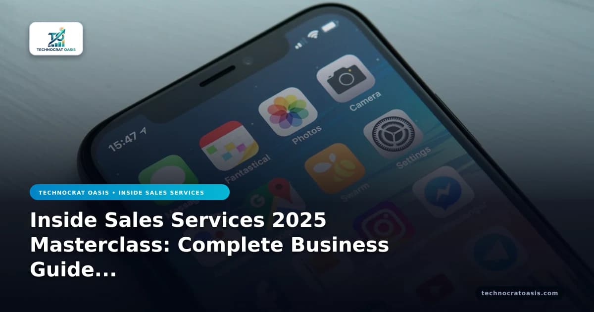 Inside Sales Services 2025 Masterclass: Complete Business Guide & Practical Roadmap (2026)