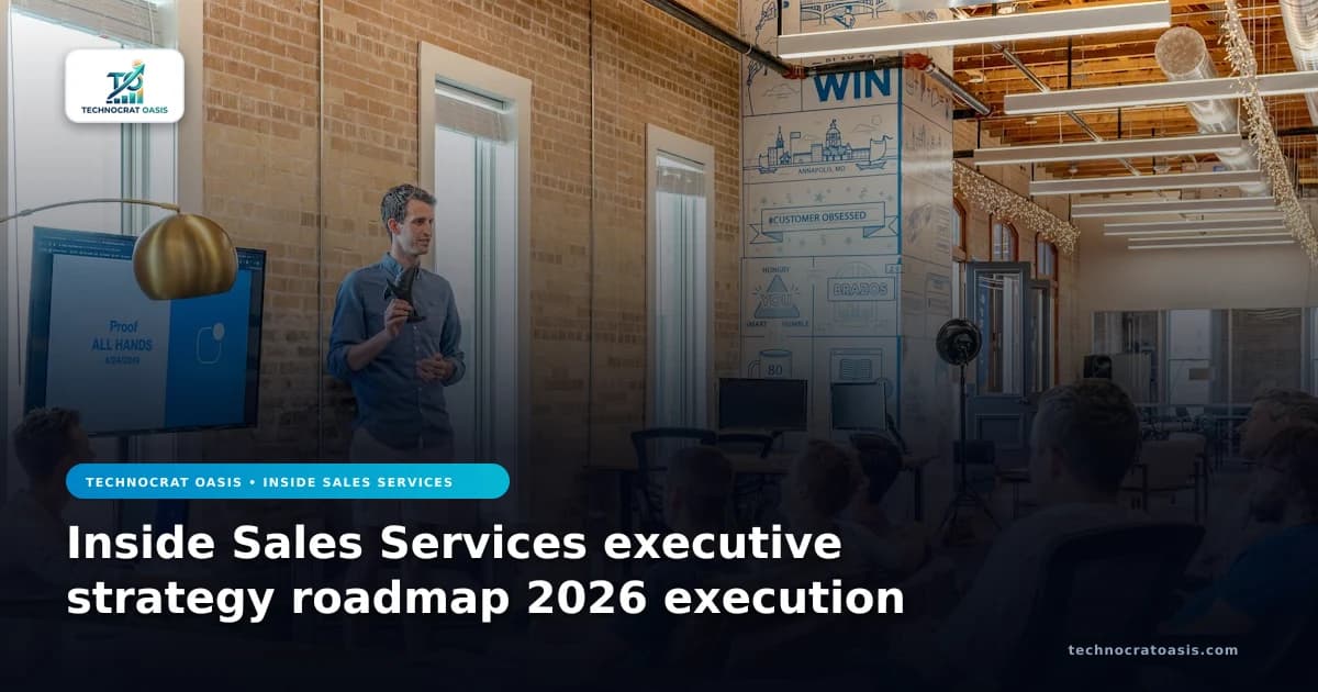 Inside Sales Services executive strategy roadmap 2026 execution