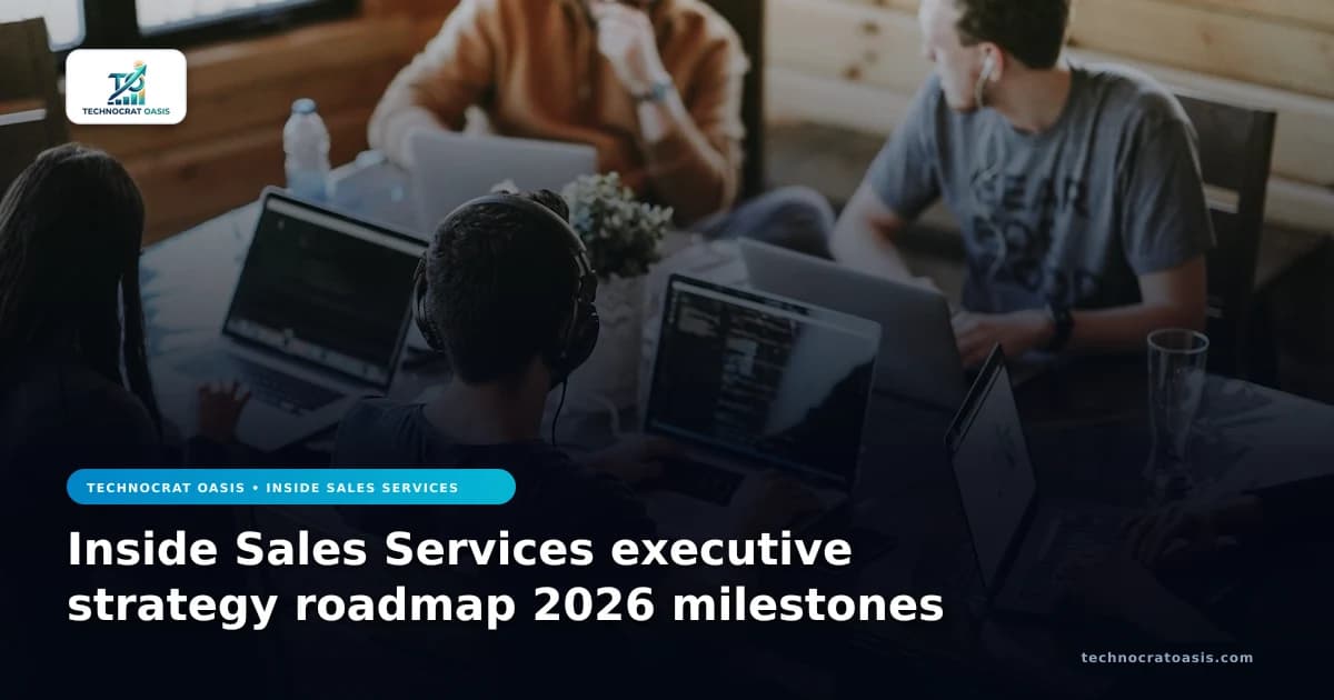 Inside Sales Services executive strategy roadmap 2026 milestones
