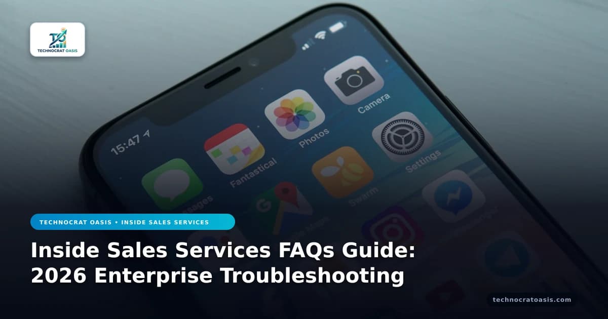 Inside Sales Services FAQs Guide: 2026 Enterprise Troubleshooting