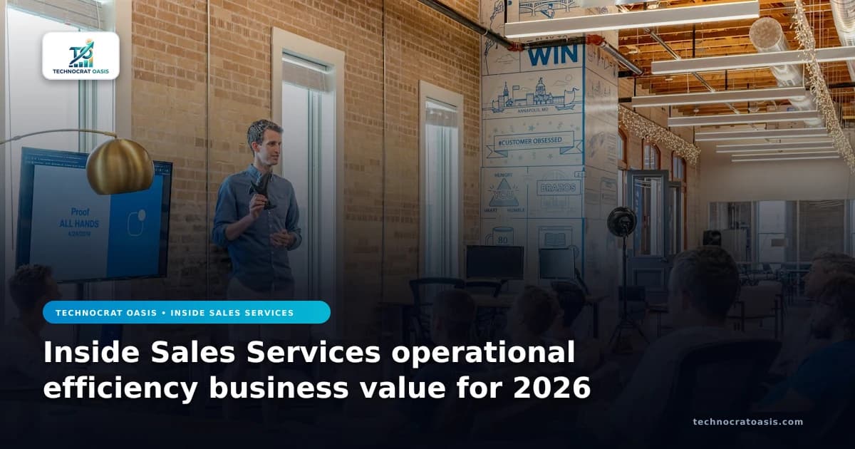 Inside Sales Services operational efficiency business value for 2026