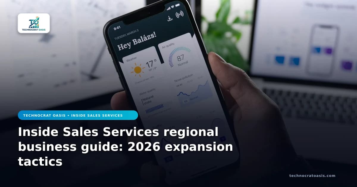 Inside Sales Services regional business guide: 2026 expansion tactics