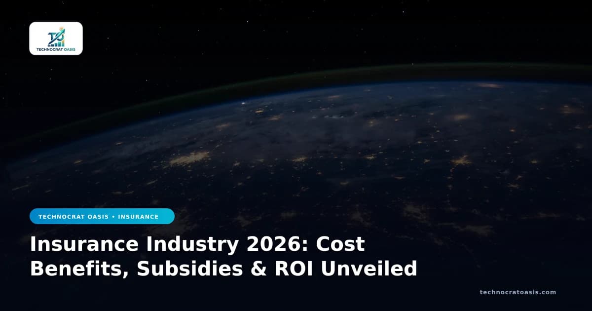 Insurance Industry 2026: Cost Benefits, Subsidies & ROI Unveiled