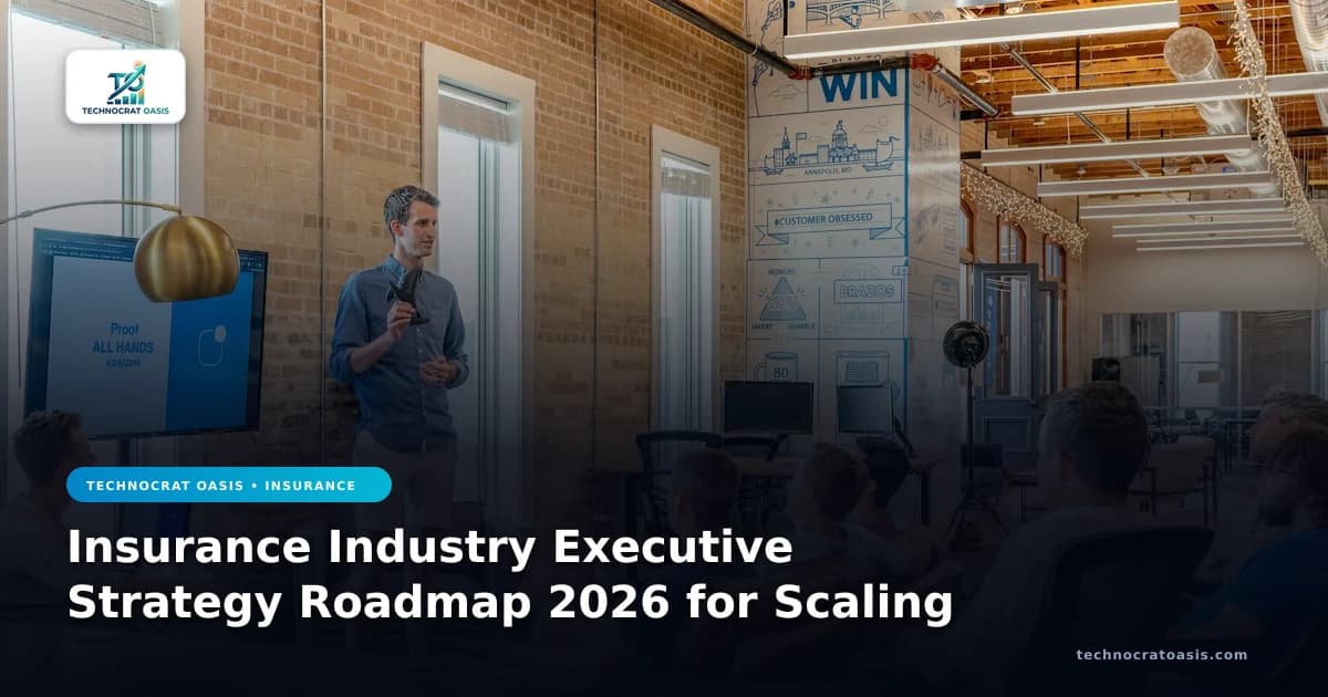 Insurance Industry Executive Strategy Roadmap 2026 for Scaling
