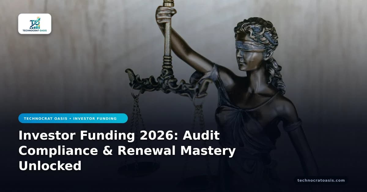 Investor Funding 2026: Audit Compliance & Renewal Mastery Unlocked