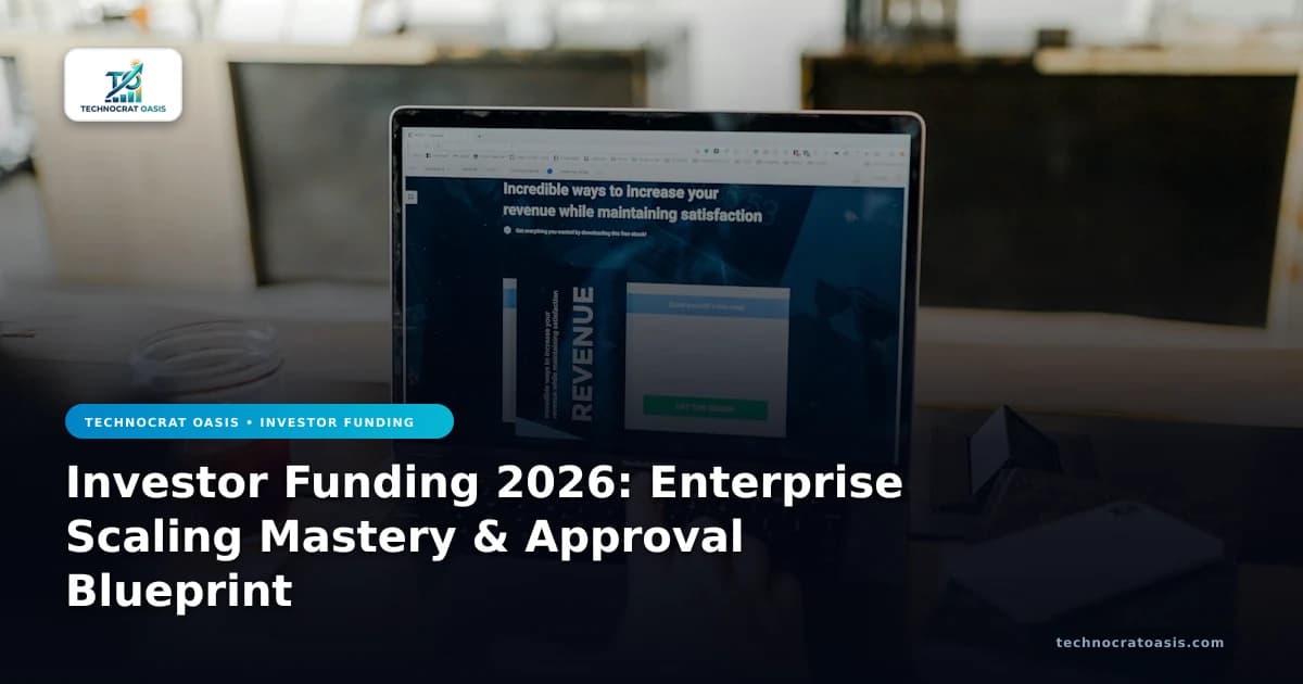 Investor Funding 2026: Enterprise Scaling Mastery & Approval Blueprint