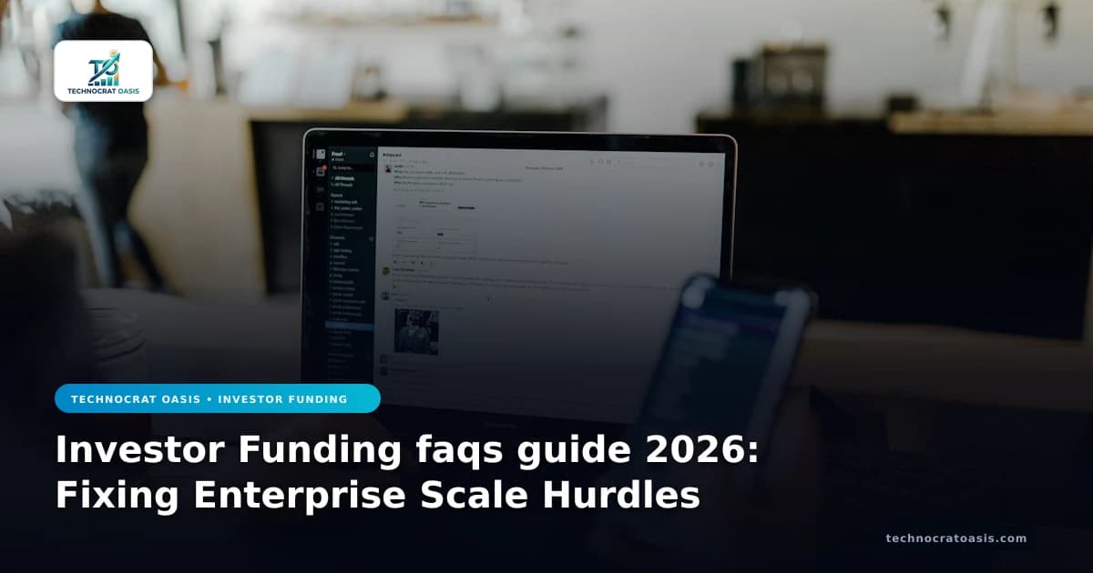 Investor Funding faqs guide 2026: Fixing Enterprise Scale Hurdles