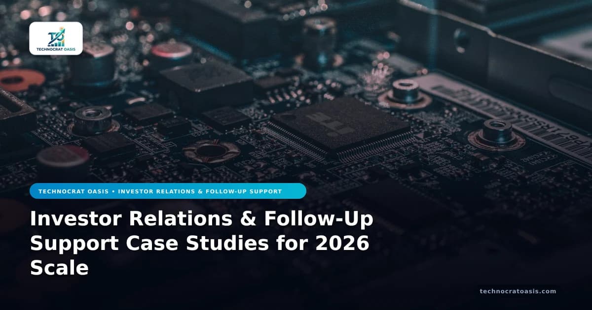 Investor Relations & Follow-Up Support Case Studies for 2026 Scale