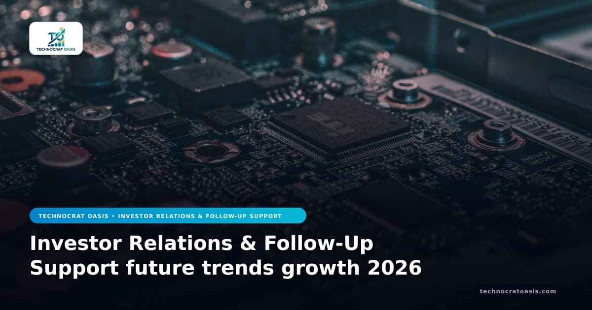 Investor Relations & Follow-Up Support future trends growth 2026