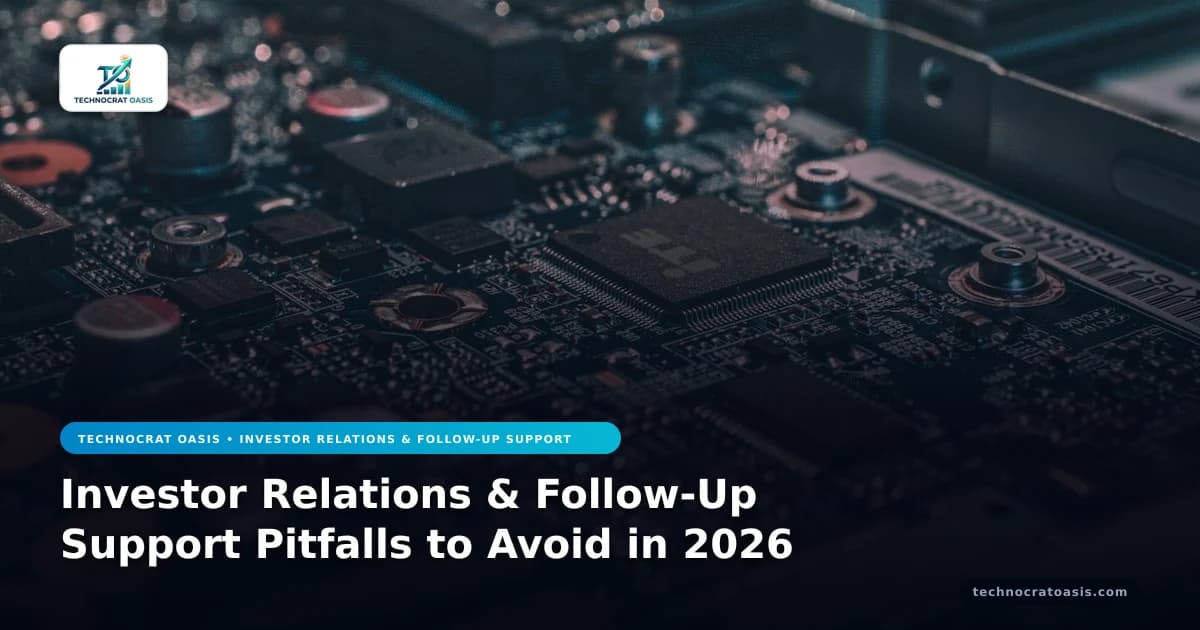 Investor Relations & Follow-Up Support Pitfalls to Avoid in 2026