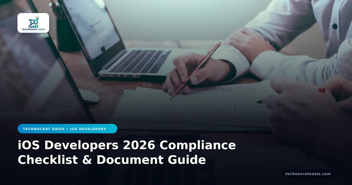 iOS Developers 2026 Compliance Checklist & Document Guide
