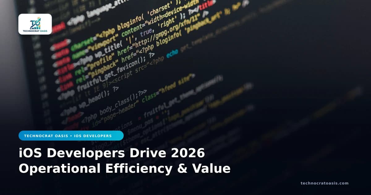 iOS Developers Drive 2026 Operational Efficiency & Value