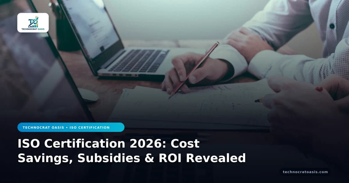 ISO Certification 2026: Cost Savings, Subsidies & ROI Revealed