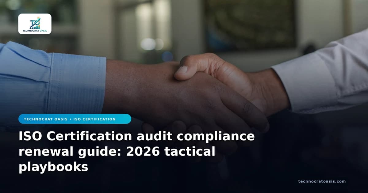 ISO Certification audit compliance renewal guide: 2026 tactical playbooks