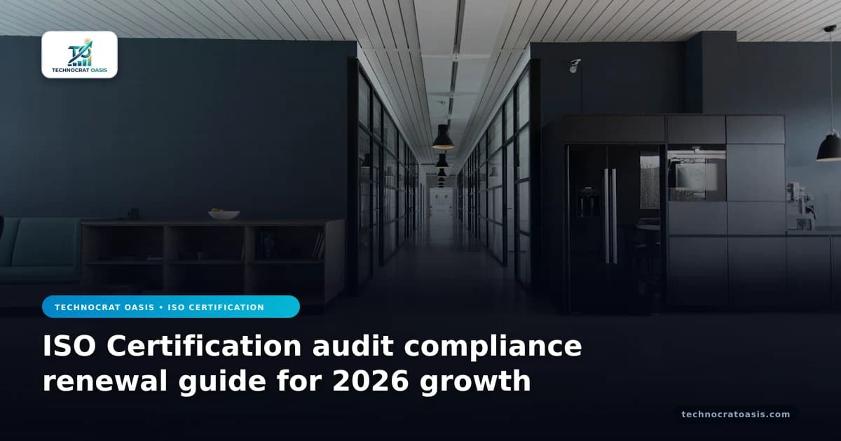 ISO Certification audit compliance renewal guide for 2026 growth