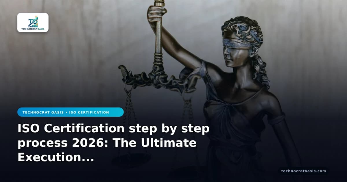 ISO Certification step by step process 2026: The Ultimate Execution Playbook