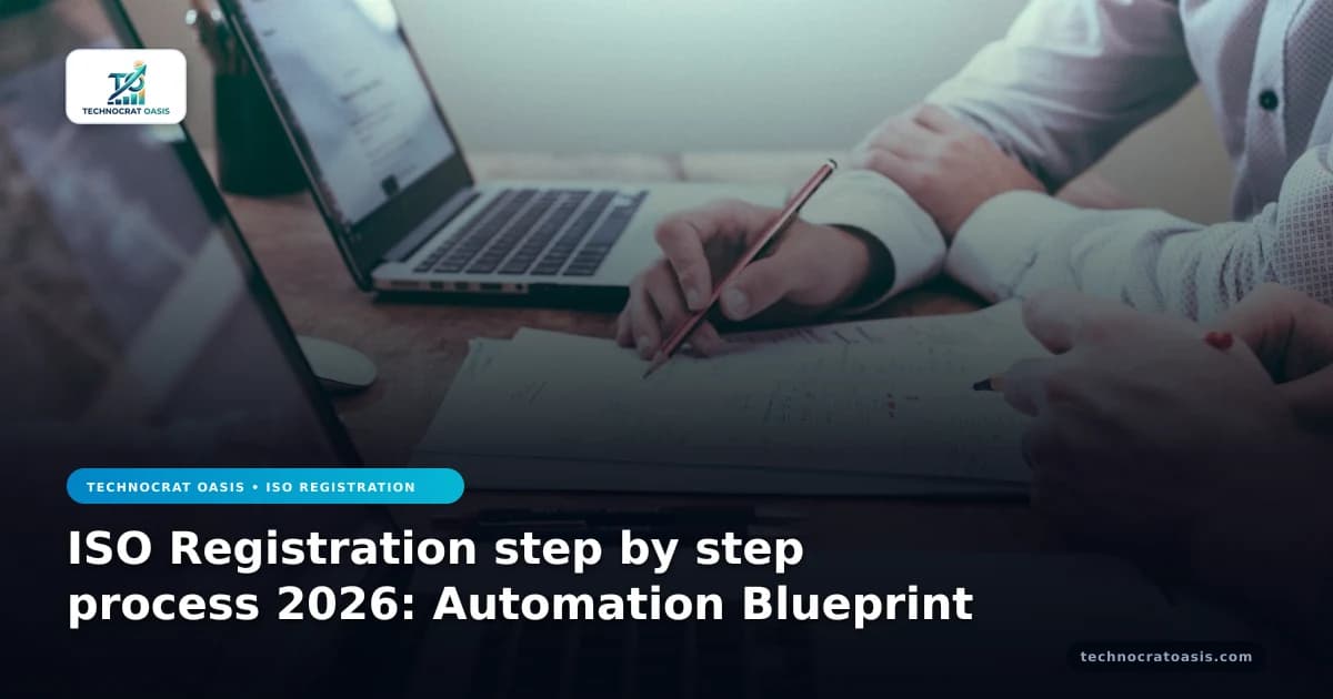 ISO Registration step by step process 2026: Automation Blueprint