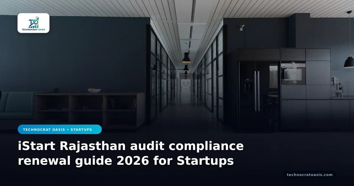 iStart Rajasthan audit compliance renewal guide 2026 for Startups