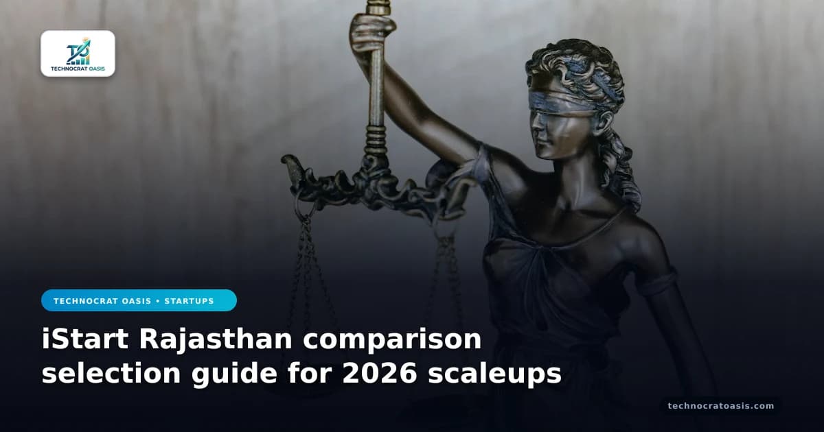iStart Rajasthan comparison selection guide for 2026 scaleups
