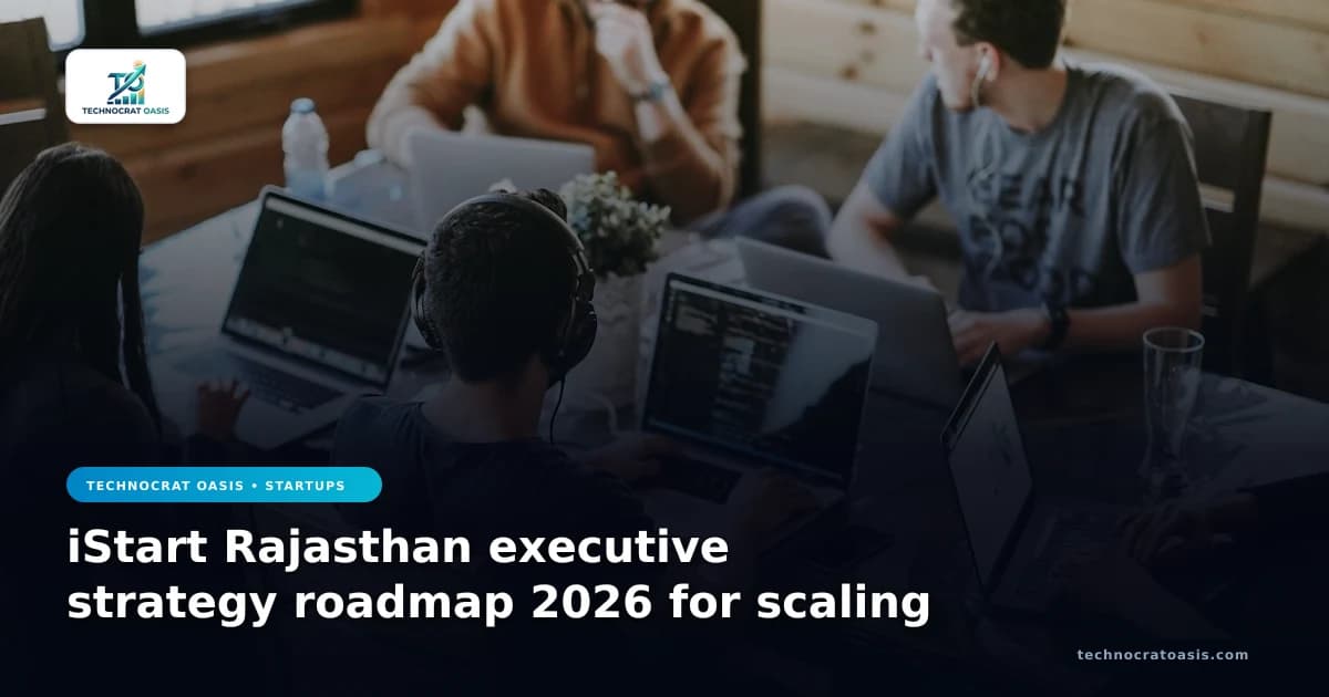 iStart Rajasthan executive strategy roadmap 2026 for scaling