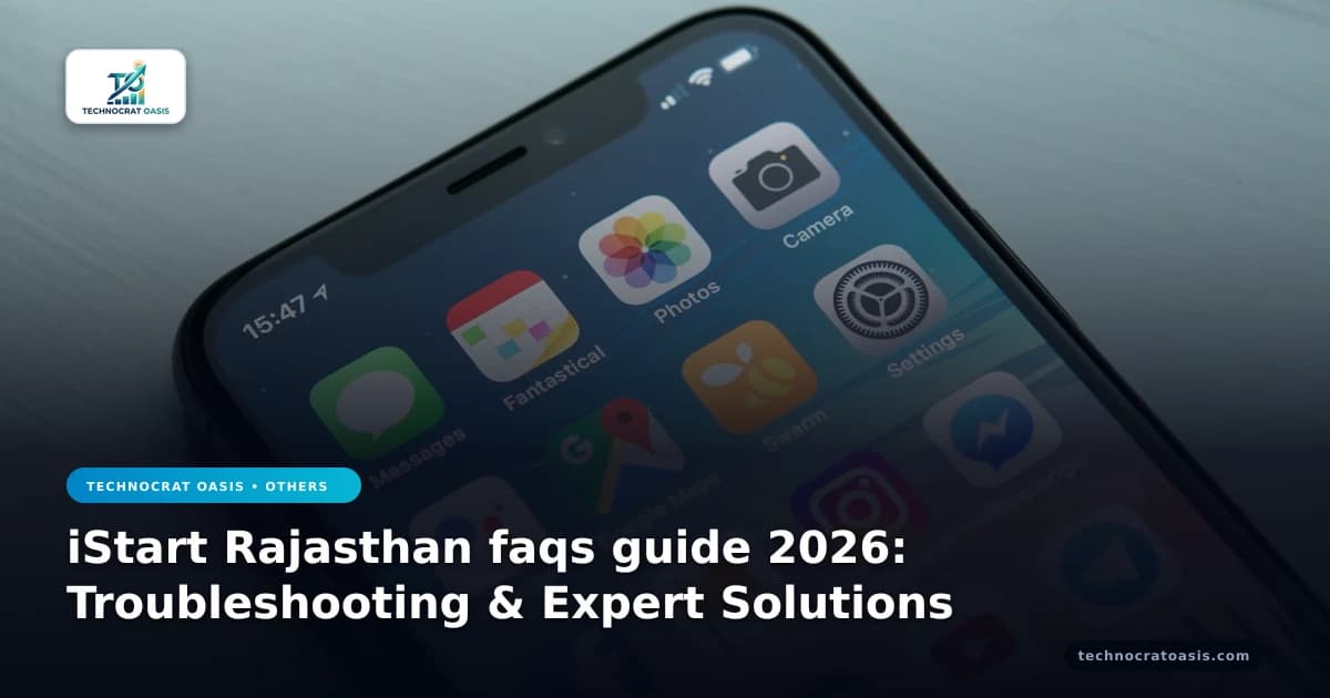 iStart Rajasthan faqs guide 2026: Troubleshooting & Expert Solutions