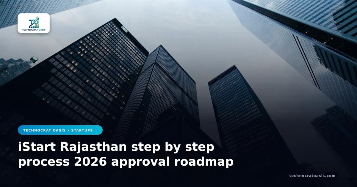 iStart Rajasthan step by step process 2026 approval roadmap