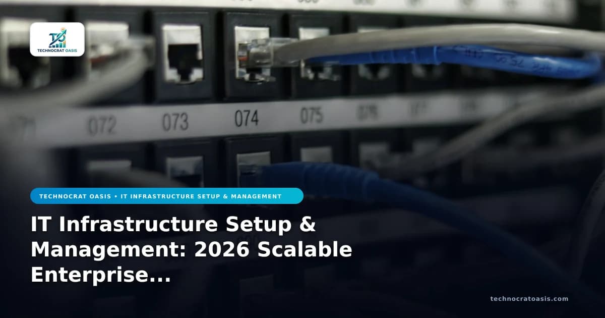 IT Infrastructure Setup & Management: 2026 Scalable Enterprise Blueprint