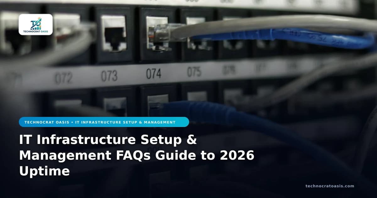 IT Infrastructure Setup & Management FAQs Guide to 2026 Uptime