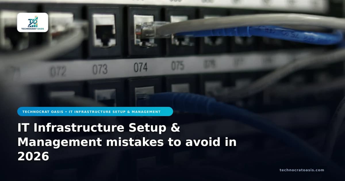 IT Infrastructure Setup & Management mistakes to avoid in 2026