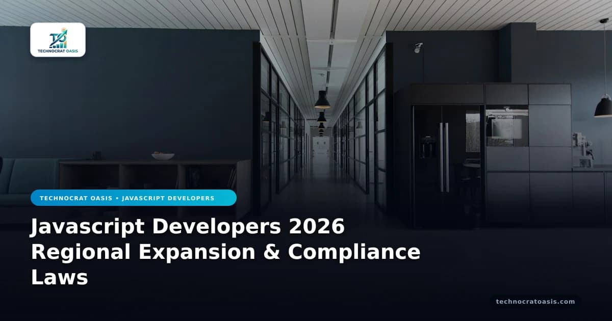 Javascript Developers 2026 Regional Expansion & Compliance Laws