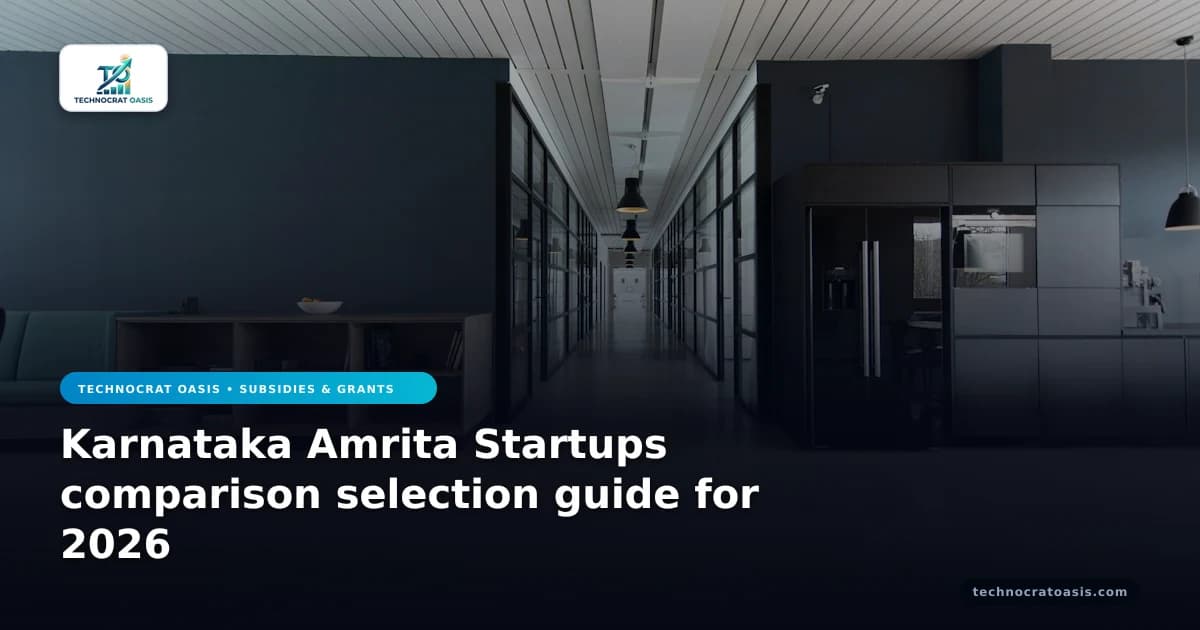 Karnataka Amrita Startups comparison selection guide for 2026