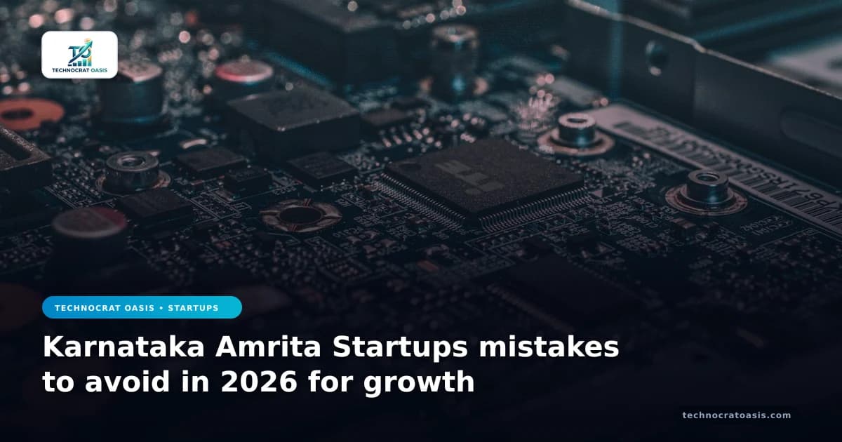 Karnataka Amrita Startups mistakes to avoid in 2026 for growth